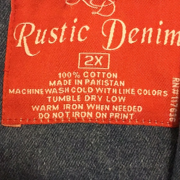 Ladies 2X denim jacket - Picture 2 of 3